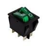 GBC 24.2510.10 - Switch with light (Green) ON-OFF Double - Bipolar 3 contacts 15A Switches GBC 24.2510.10 - Switch with light (Green) ON-OFF Double - Bipolar 3 contacts 15A Switches